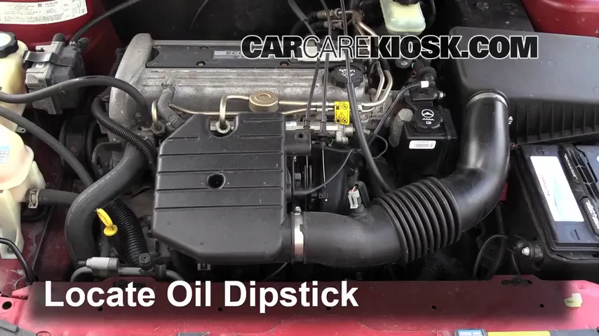 2004 Chevrolet Classic 2.2L 4 Cyl. Aceite Controlar nivel de aceite